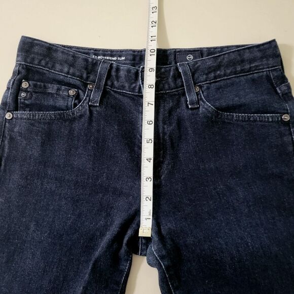 AG Adriano Goldschmied Ex-Boyfriend Slouchy Slim Blue Denim Jeans - Picture 8 of 16